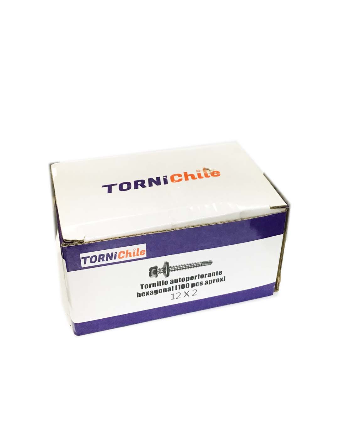 Tornillo AutoperforanteHexagonal 12X 2″ 100 Unid